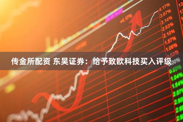 传金所配资 东吴证券：给予致欧科技买入评级