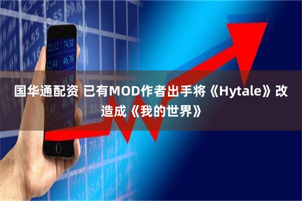 国华通配资 已有MOD作者出手将《Hytale》改造成《我的世界》